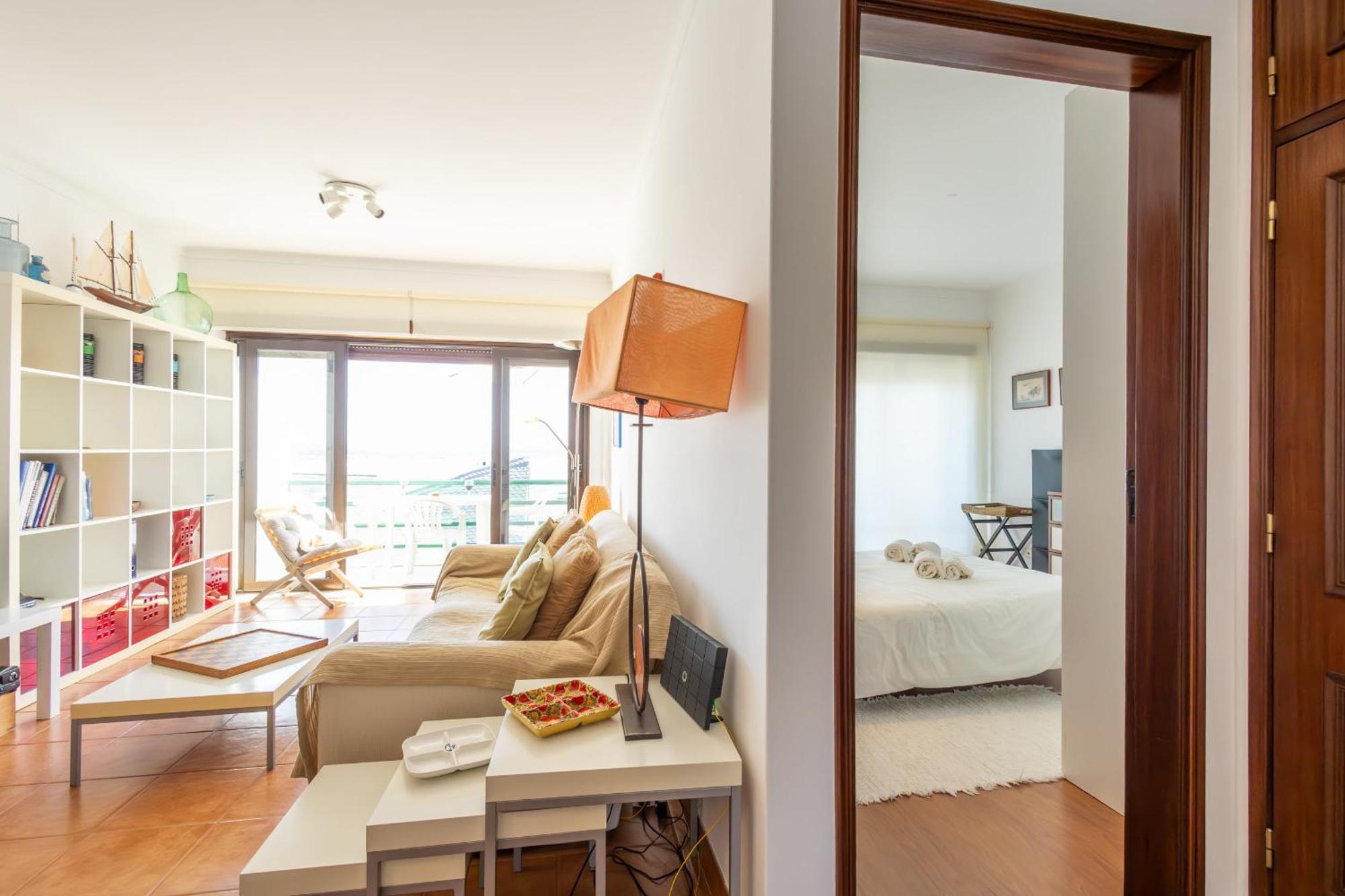 Concha Mar Com Vista Sobre A Baia Apartment เซามาร์ทินโญโดปอร์โต ภายนอก รูปภาพ