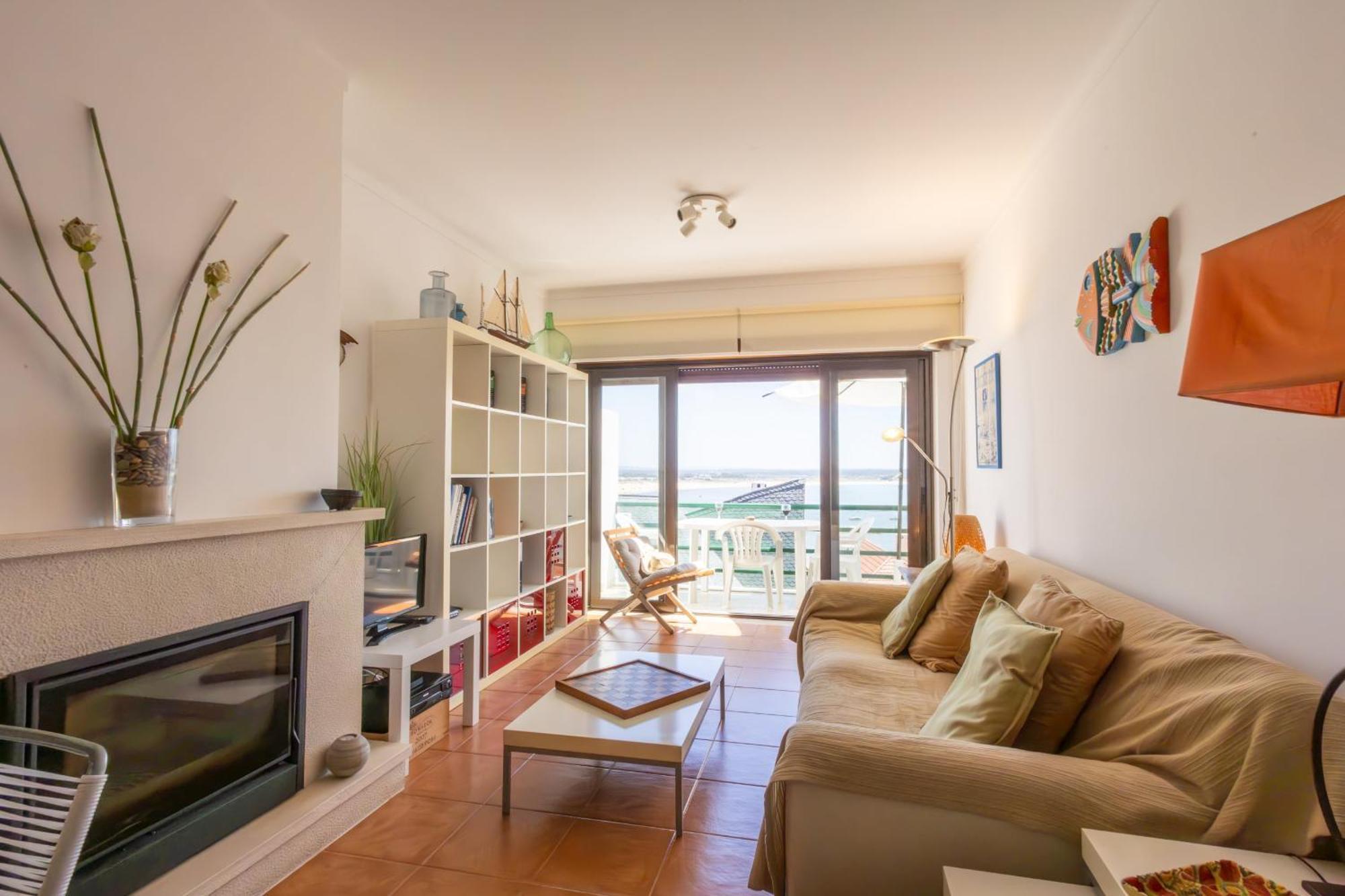 Concha Mar Com Vista Sobre A Baia Apartment เซามาร์ทินโญโดปอร์โต ภายนอก รูปภาพ